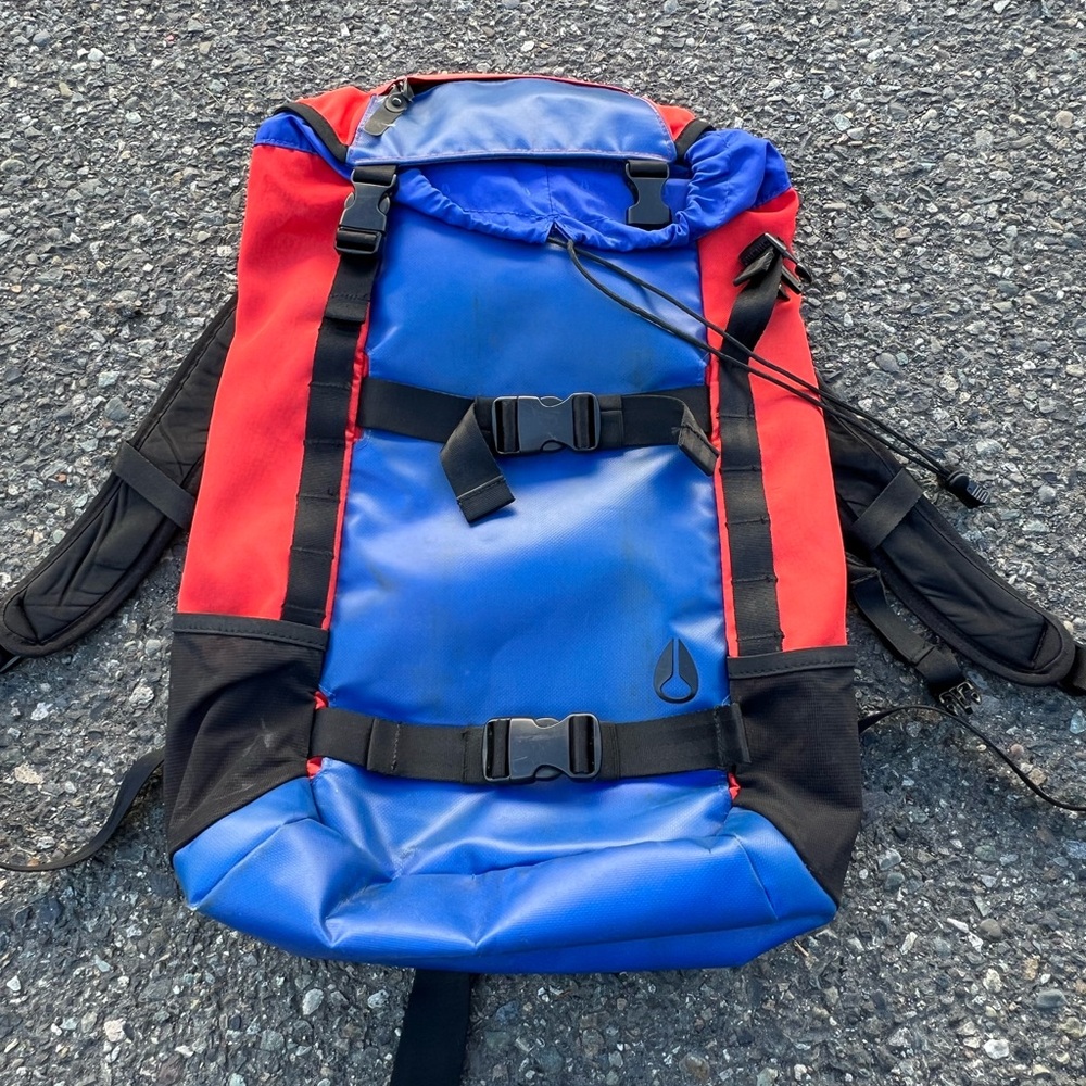Nixon Red and Black Men's Backpack
